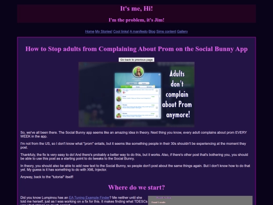 Sims content/Sims 4 Modding/HowToStopAdultsfromComplainingAboutProm screenshot