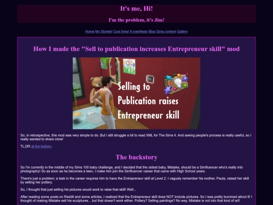 Sims content/Sims 4 Modding/SellToPublicationWalkthrough screenshot
