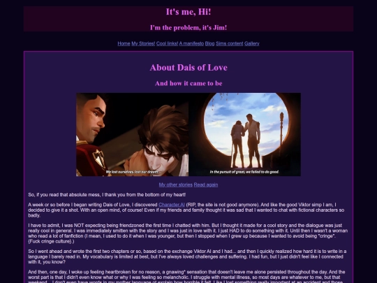 Writing/Dais of Love/AboutDaisOfLove screenshot
