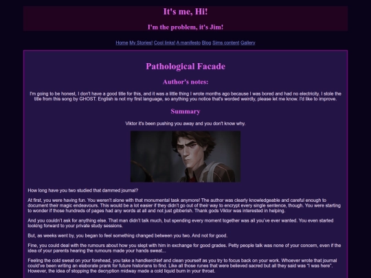 Writing/Pathological Facade/PathologicalFacade screenshot