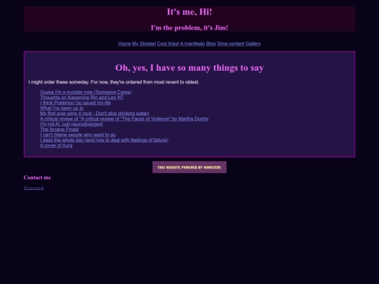 blog screenshot