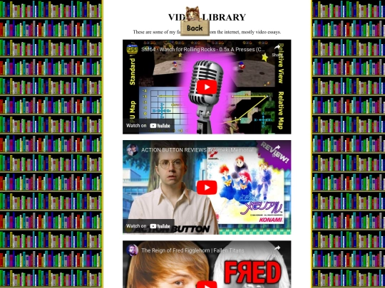 library/videos screenshot