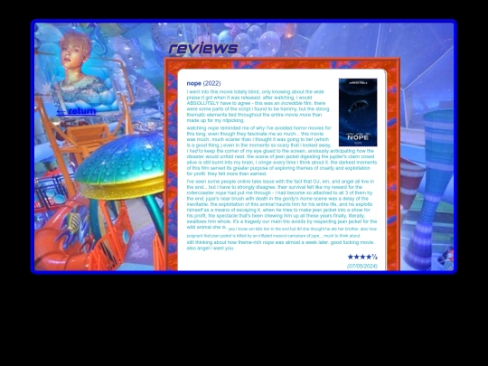 mine/reviews screenshot