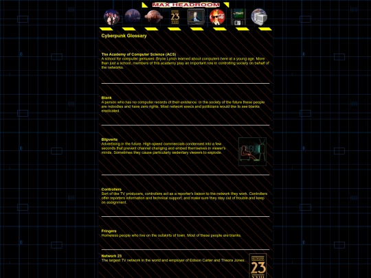 glossary screenshot