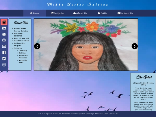 html/homepage screenshot