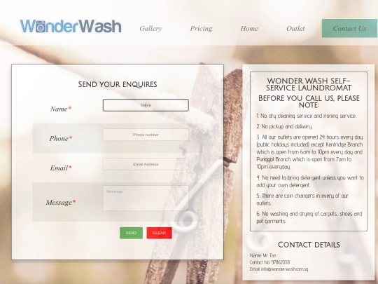 contact screenshot