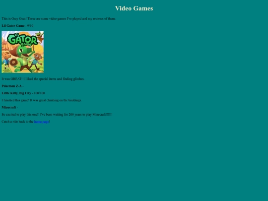 VideoGames screenshot