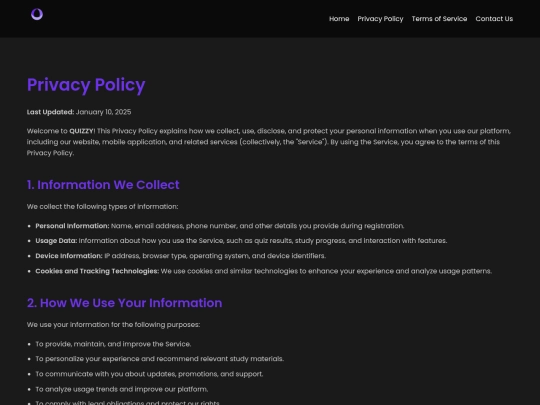 privacy-policy screenshot