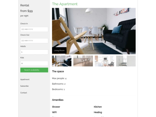 rental screenshot