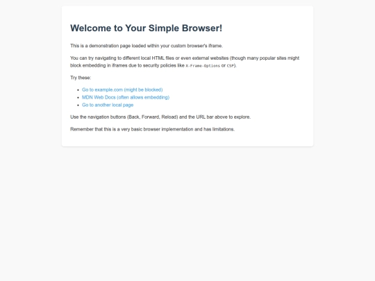example screenshot