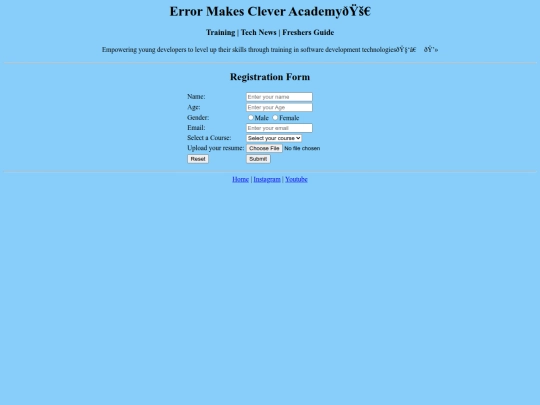 revise/reregistration screenshot