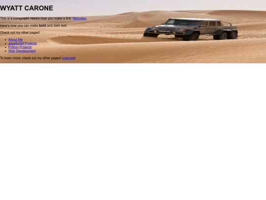 index screenshot