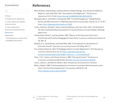 references screenshot
