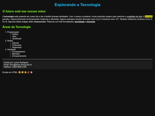 atividades screenshot