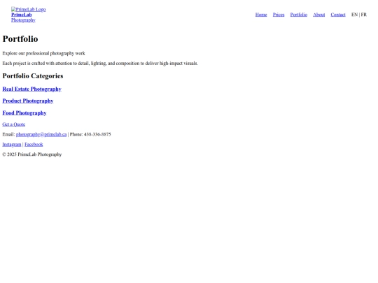 portfolio screenshot