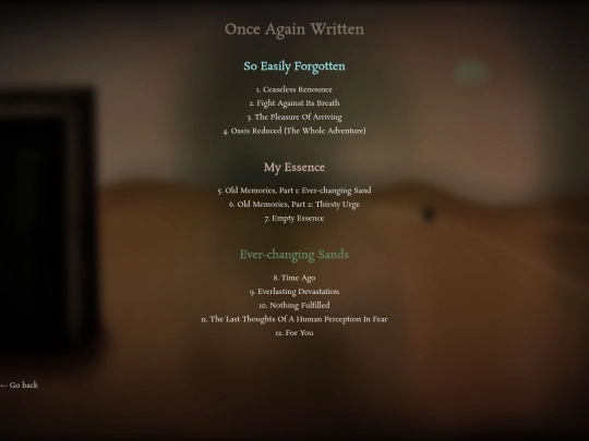 setlist-oaw screenshot