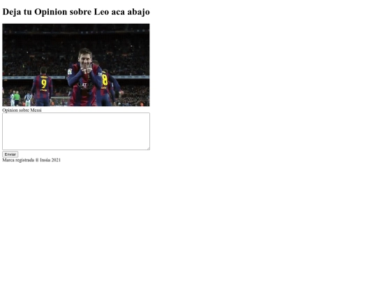 Final/opinion screenshot
