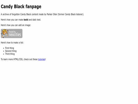 index screenshot
