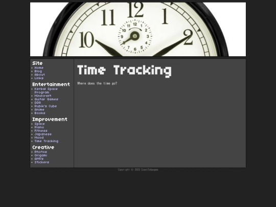 time screenshot