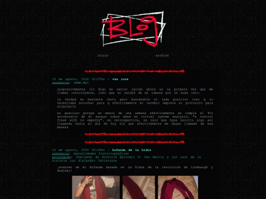 blog screenshot