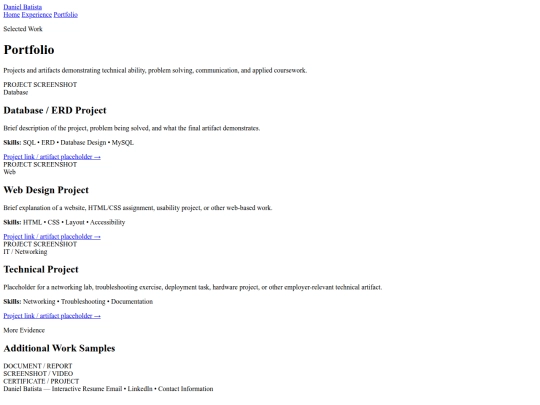 portfolio screenshot