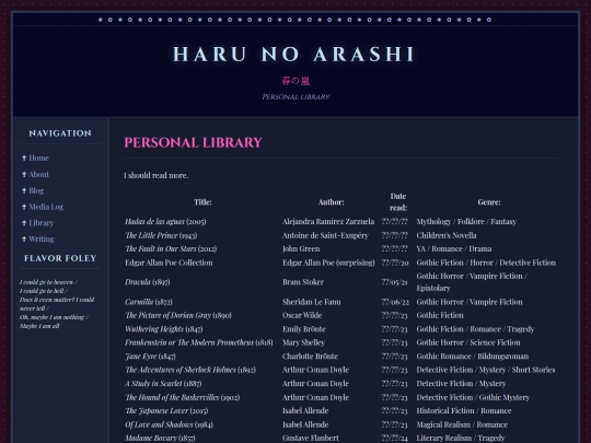 Pages/Library screenshot