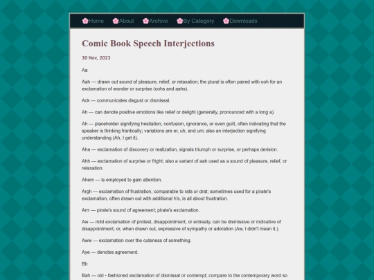 posts/2023-11-30-Comic-Book-Speech-Interjections screenshot