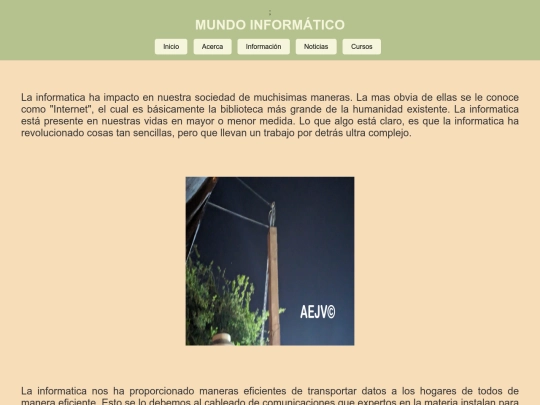 Informacion screenshot