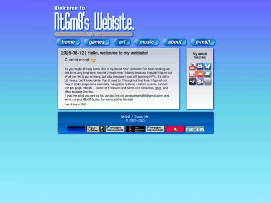 posts/2025-08-12-Hello-welcome-to-my-webisite screenshot