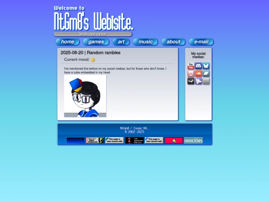 posts/2025-08-20-Random-Rambles screenshot