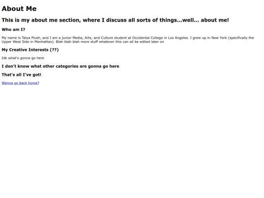 aboutme screenshot