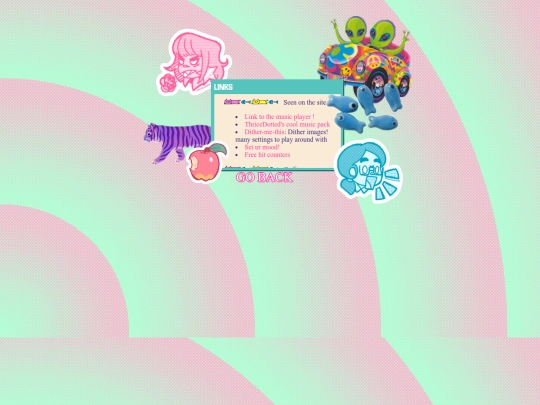 links screenshot