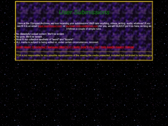 submissions screenshot