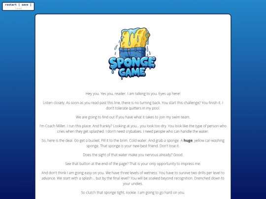 stories/SpongeGame screenshot