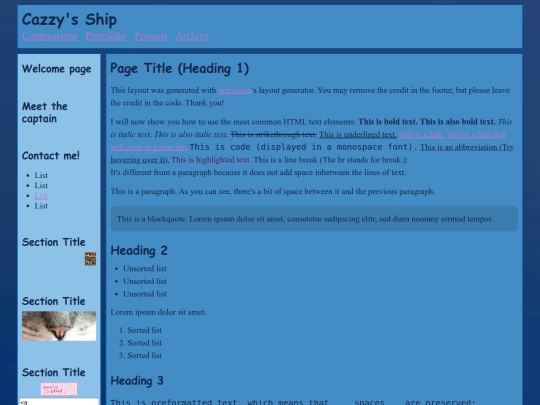 index screenshot