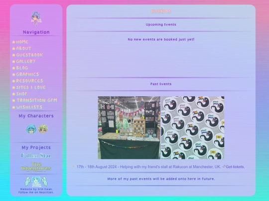 2.0/Default/Events screenshot
