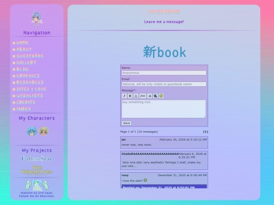 2.0/Default/Guestbook screenshot