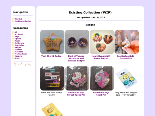 2.0/Default/Wishlist/Collection/Badges screenshot