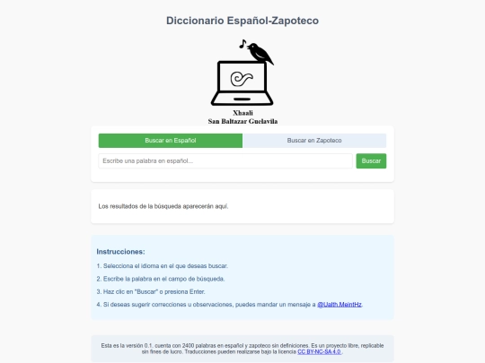 Diccionario/DiccionarioZXhaali screenshot