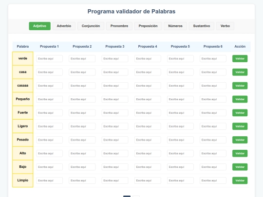 validador/word-validator-app screenshot