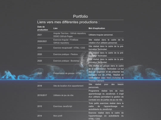 index screenshot