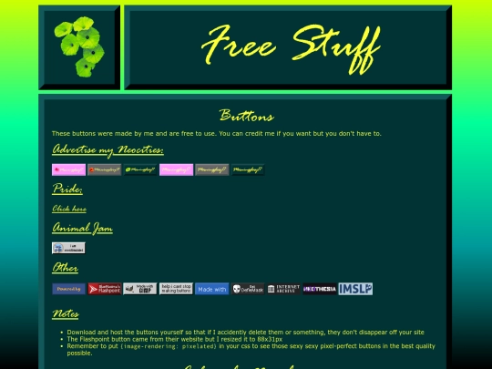 buttons screenshot