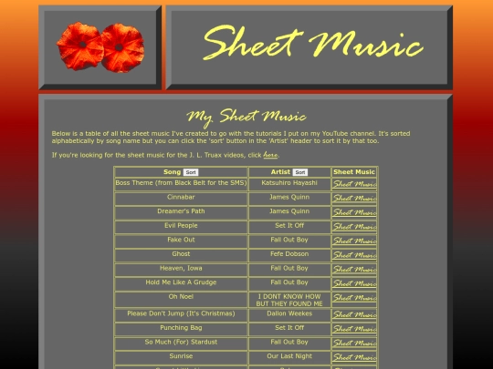 sheetmusic screenshot