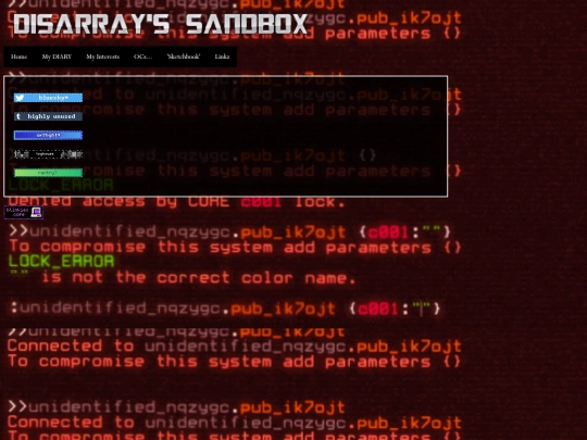links screenshot
