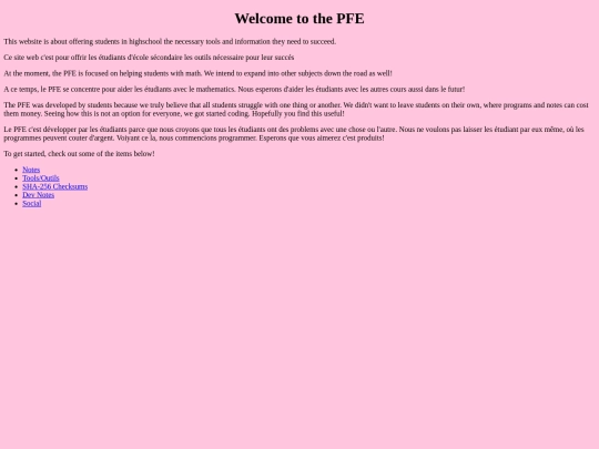 index screenshot