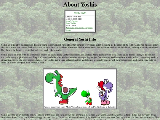 aboutyoshis screenshot