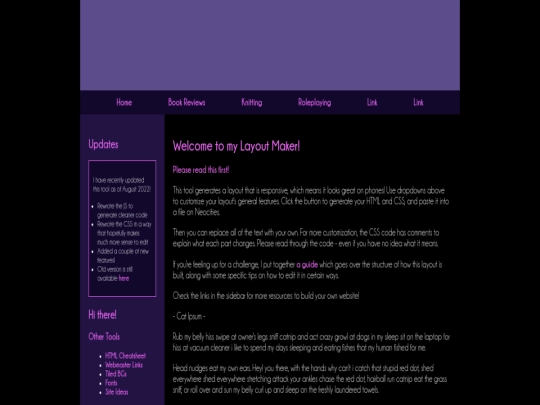 index screenshot