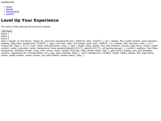 index screenshot
