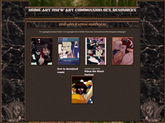 art/zine_folio screenshot