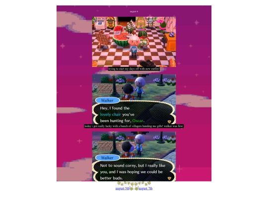 animalcrossing/acnl/august2022log5 screenshot